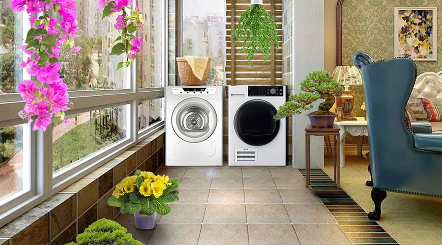 家居陽臺晾曬衣物不干怎么辦，衣物烘干機來解決！