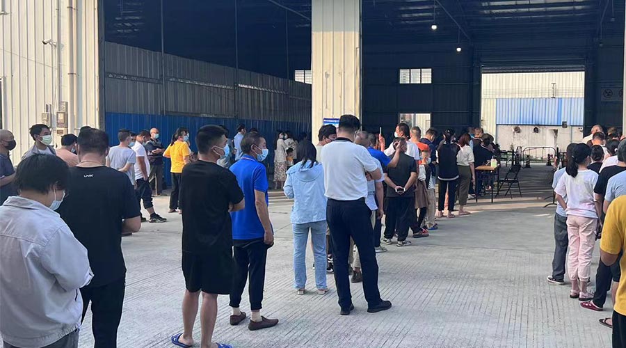 支援防疫是責(zé)任！金環(huán)電器助力鶴山核酸檢測