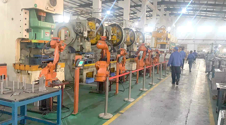 揭秘金環(huán)電器滾筒干衣機沖壓自動化生產(chǎn)是如何進行的？