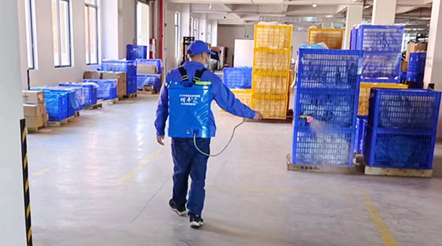 健康和安全放首位！金環(huán)電器全面開展工廠除菌工作